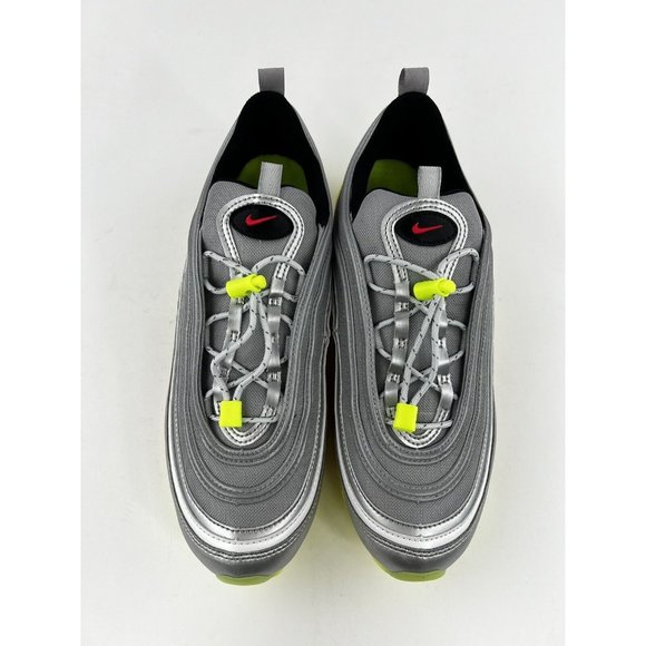 Nike Air Max 97 Silver Volt GS Youth Sneakers Shoes 4Y-7Y Green NO SHOE BOX - Picture 8 of 11